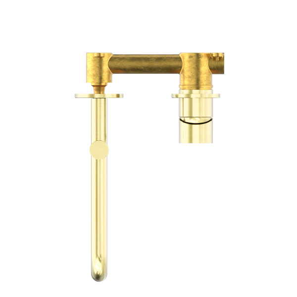 Nero NR221910RBG Mecca Wall/Basin Bath Mixer Swivel Spout - Brushed Gold