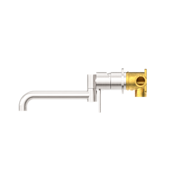 Nero NR221910RBN Mecca Wall/Basin Bath Mixer Swivel Spout - Brushed Nickel