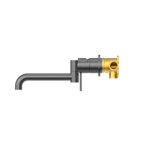 Nero NR221910RGM Mecca Wall/Basin Bath Mixer Swivel Spout - Gunmetal