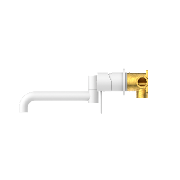 Nero NR221910RMW Mecca Wall/Basin Bath Mixer Swivel Spout - Matte White