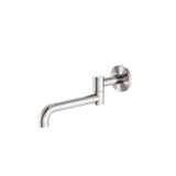 Nero NR221903gBN Mecca Wall Mounted Swivel Basin/Bath Spout 225MM - Brushed Nickel