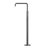 Nero NR251903AGR Opal Freestanding Bath Mixer with Handshower - Graphite