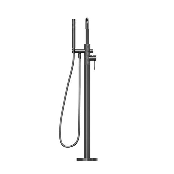Nero NR251903AGR Opal Freestanding Bath Mixer with Handshower - Graphite