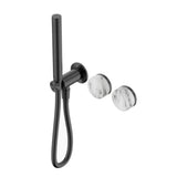 Nero Serenity Progressive Shower System w/ Arabescato Corchia Handle And Slim Shower Gunmetal 24E022GM