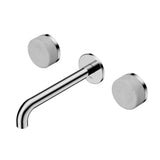 Nero Serenity Wall Basin Set 160mm Spout w/ Carrara Handle Chrome 24D035CH