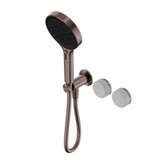 Nero Serenity Progressive Shower System w/ Carrara Handle And Serenity Hand Shower Brushed Bronze 24E025BZ