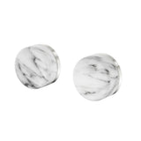 Nero Serenity Wall Top Assembly w/ Arabescato Corchia Handle Brushed Nickel 24D008BN