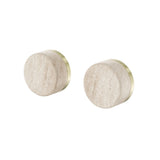 Nero Serenity Wall Top Assembly w/ Rome Travertine Handle Brushed Gold 24D007BG