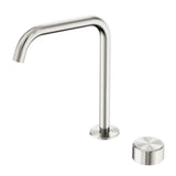 Nero Serenity Progressive Bath/Kitchen Mixer Edge Spout w/ Metal Handle Brushed Nickel 24E054BN