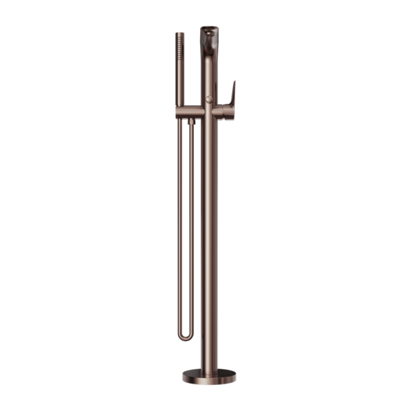 Nero NR321503aBZ Bianca Freestanding Bath Mixer with Handshower - Brushed Bronze