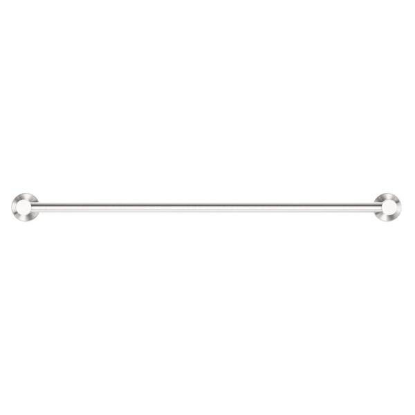 Nero Mecca Single Towel Rail - Brushed Nickel