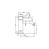 Nero ZEN SS316L Basin Mixer - Brushed Bronze