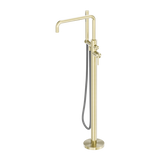 Nero ZEN SS316L Freestanding Bath Mixer - Brushed Gold