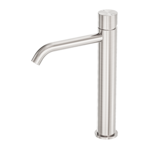Nero ZEN SS316L Tall Basin Mixer - Brushed Nickel