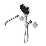 Nero Serenity Progressive Shower System w/ Spout w/ Carrara Handle And Serenity Hand Shower Chrome 24E013CH