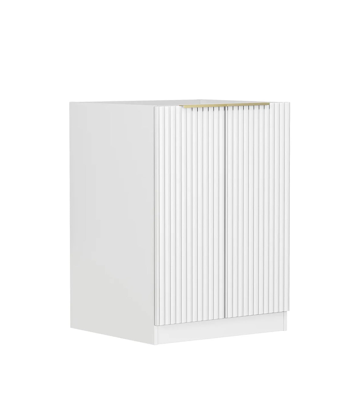 Otti Noosa 630 mm White Base Laundry Cabinet – Fluted