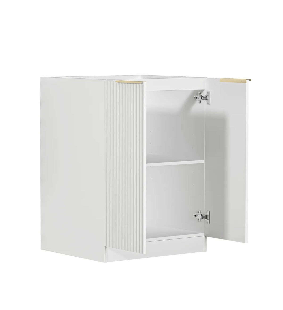 Otti Noosa 630 mm White Base Laundry Cabinet – Fluted