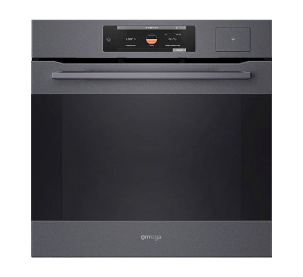 Omega OBOS6029AG 60cm 29 Function Steam Oven with AirFry, Dusk Grey
