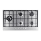 Omega OCG95XTGG 90cm Stainless Steel Gas Cooktop