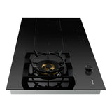 Omega OCIG905B 90cm Hybrid Cooktop, Gas & Induction