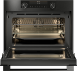 ASKO 60cm Compact Combi-Microwave Oven Black Steel OCM8487B - ASKO Seconds Discount