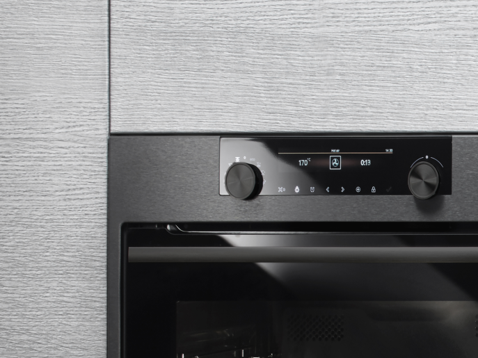 ASKO 60cm Compact Combi-Microwave Oven Black Steel OCM8487B - ASKO Seconds Discount