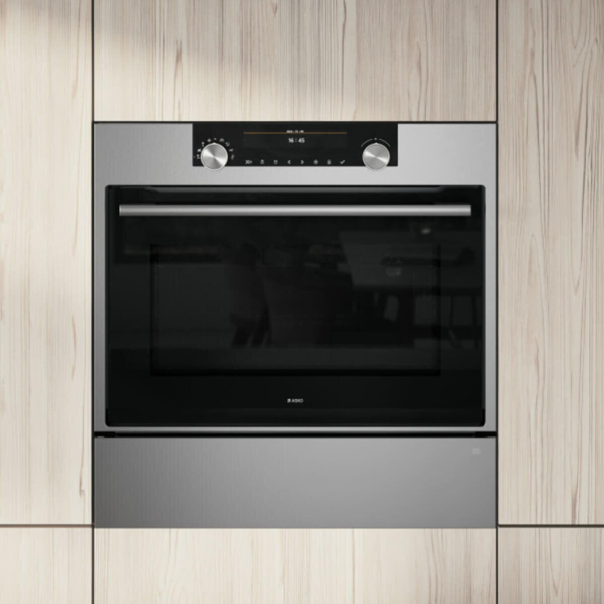 ASKO 45x60cm Compact Combi-Microwave Oven OCM8487S - Ex Display