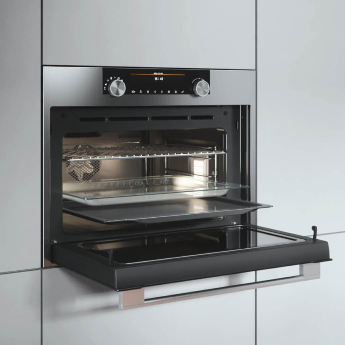 ASKO 45x60cm Compact Combi-Microwave Oven OCM8487S - Ex Display