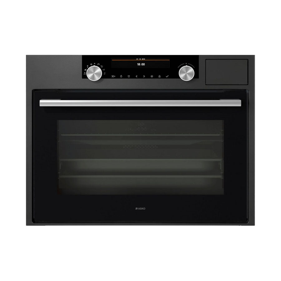 ASKO OCS8487A 45cm Compact Craft Combination Oven with Full Steam, Black - ASKO Factory Seconds