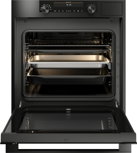 ASKO 60cm Craft Built-In Combi-Steam Oven Black Steel OCS8687B - ASKO Seconds Discount