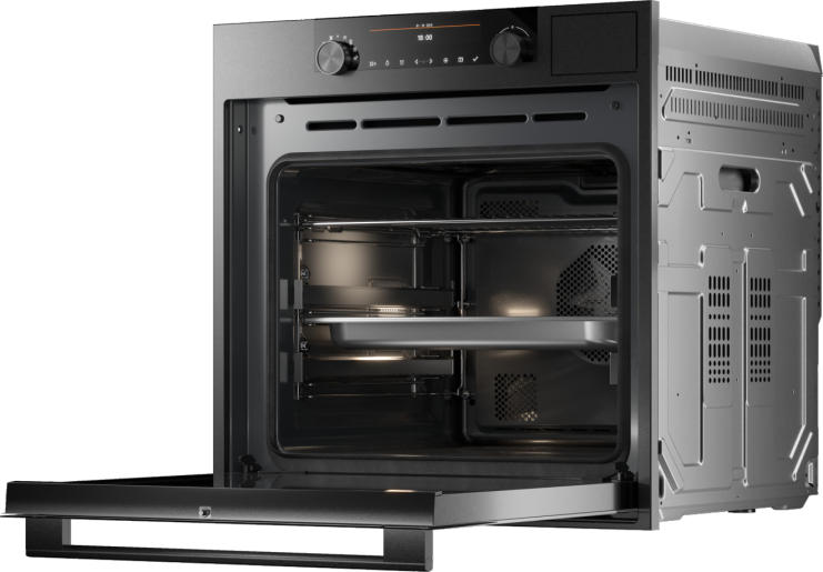ASKO 60cm Craft Built-In Combi-Steam Oven Black Steel OCS8687B - ASKO Seconds Discount