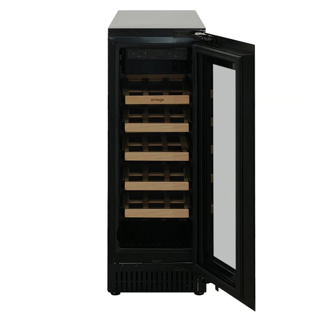 Omega OCW18SB 18 Bottle Single Zone Wine Cabinet