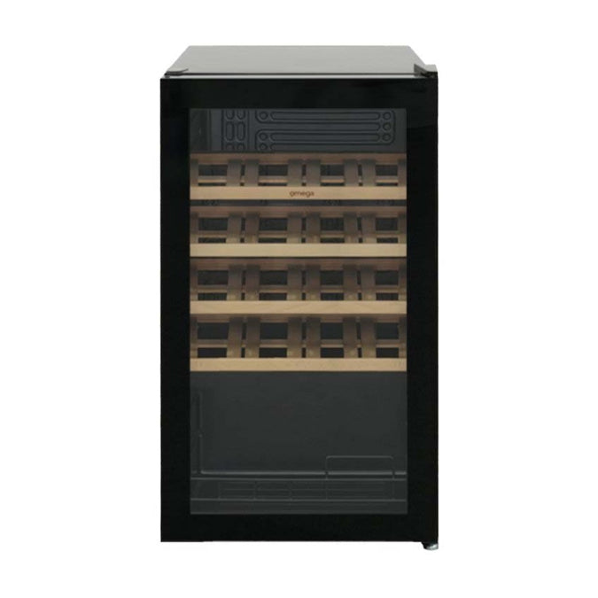 Omega OCWFS34SB 34 Bottle Freestanding Wine Cabinet