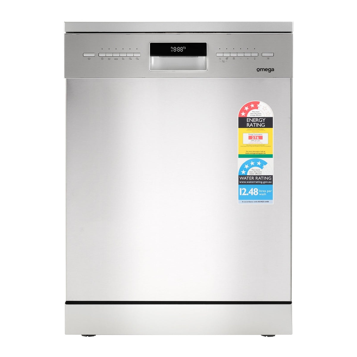 Omega Appliances ODWF6015XCSA 60cm Stainless Steel Dishwasher