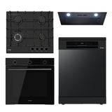 Omega OG601 60cm Kitchen Appliance Package, 10amp Oven, Gas Cooktop