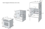 Kleenmaid OMF6040K 60cm Multifunction Oven