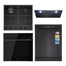 Omega OG606 60cm Kitchen Appliance Package, Pyro Oven, Gas Cooktop