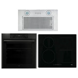 ASKO AO08 Bundle OP8637A1 60cm Pyrolytic Oven, HI1621G 60cm Induction Cooktop & Undermount Rangehood - Factory Seconds