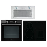 ASKO AO06 Bundle OP8637A 60cm Pyrolytic Oven, HI1621G 60cm Induction Cooktop & Undermount Rangehood - Factory Seconds