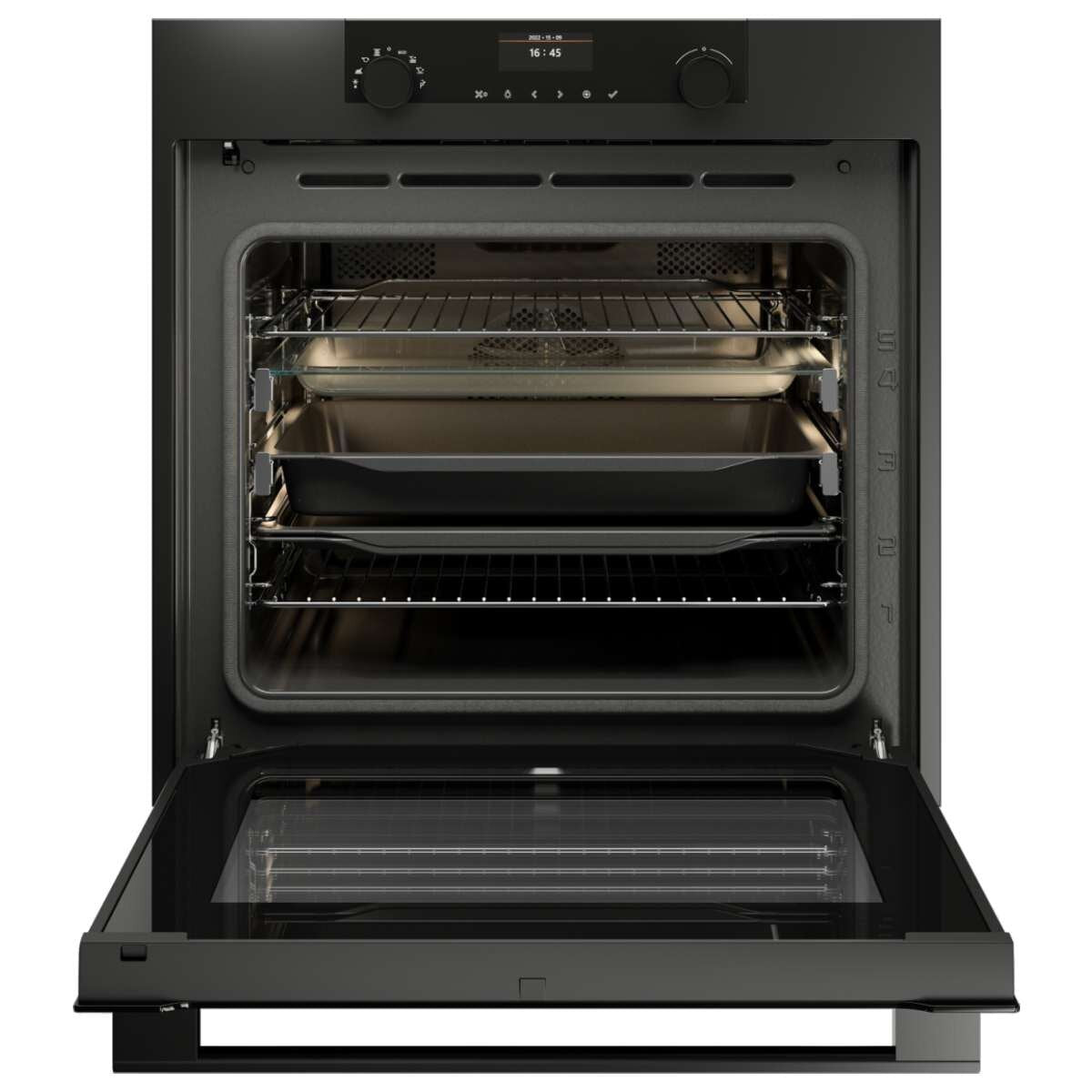ASKO 60cm Pyrolytic Craft Built-In Oven Graphite Black OP8664A1 - Ex Display Discount