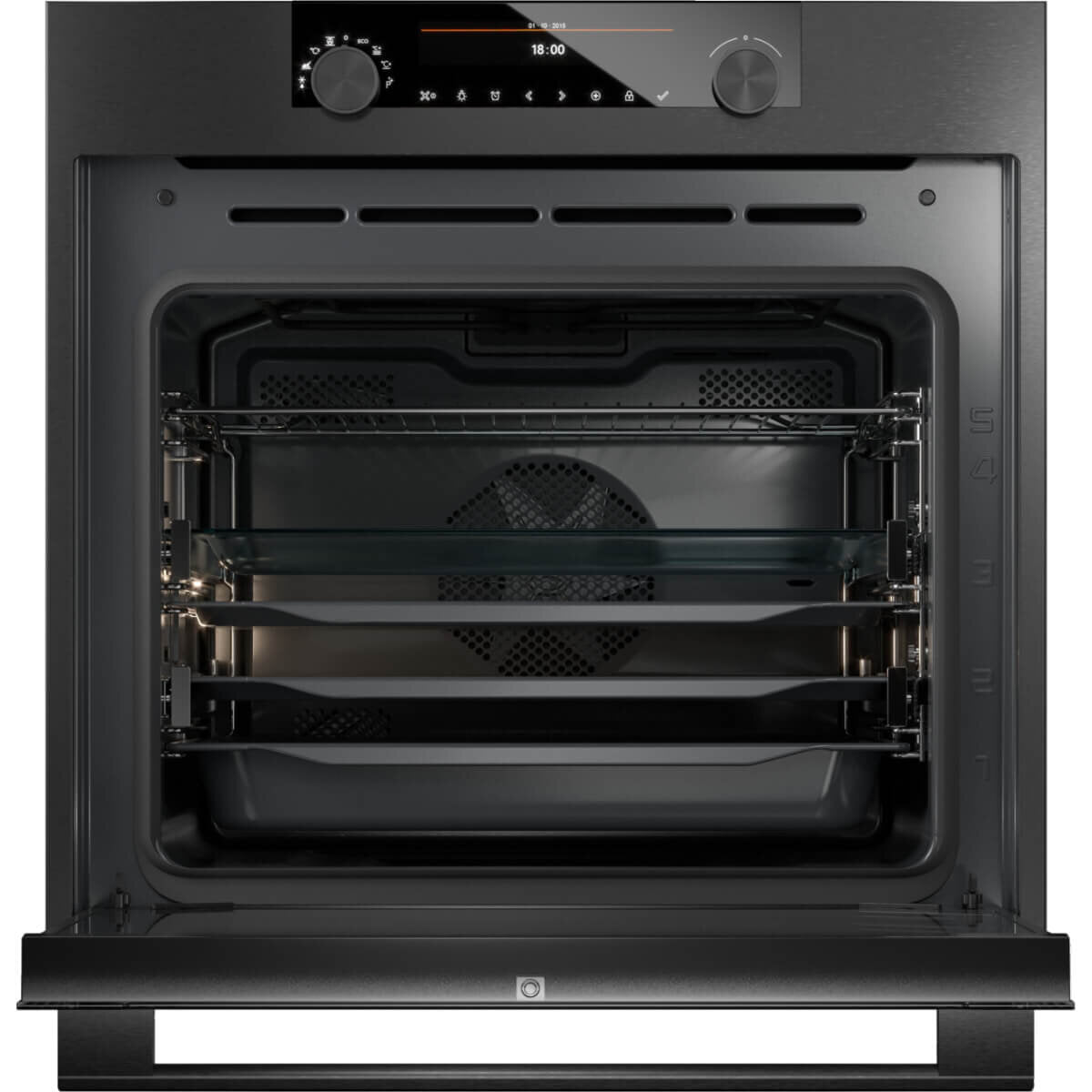ASKO 60cm Pyrolytic Built-In Craft Oven Black Steel OP8687B - ASKO Factory Seconds