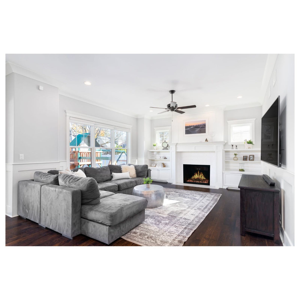 Modern Flames OR54-TRAD-INT Orion 54" Traditional Heliovision Fireplace                                                					Zip        							or pay nothing today with						ⓘ