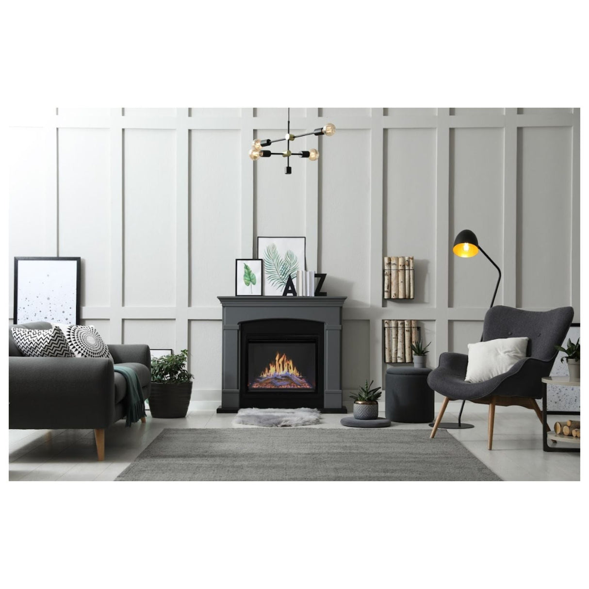 Modern Flames OR54-TRAD-INT Orion 54" Traditional Heliovision Fireplace                                                					Zip        							or pay nothing today with						ⓘ