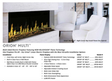 Modern Flames OR72-MULTI/AU Orion 76″ Multi Heliovision Electric Fireplace