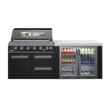 Everdure NBLPC-21B+PK-1 Neo Black Outdoor Kitchen With BBQ and Fridge