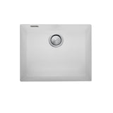 Oliveri Santorini Large Bowl Sink, Undermount, 540x480mm, with Overflow, White, ST-WH1550U OF