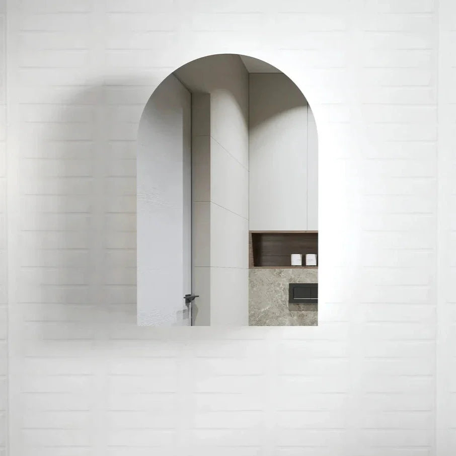 Otti ARSV9060 Archie 900mm Matte White Shaving Cabinet