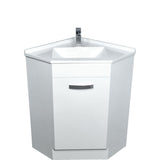 Fienza Corner 600 Pc6060 White Vanity Unit - Special Order Units