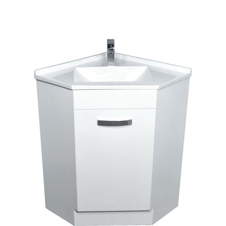 Fienza Corner 600 Pc6060 White Vanity Unit - Special Order Units