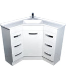 Fienza PC9090 Corner 900x900 Vanity Unit, White